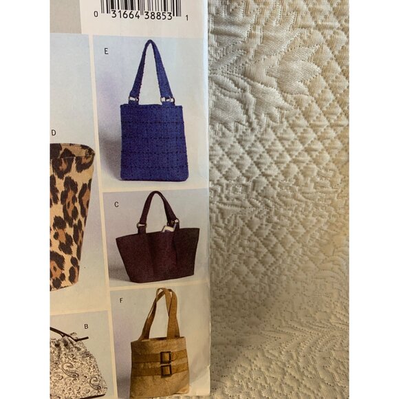 Butterick Misses Handbag Sewing Pattern B4365 - uncut - Picture 8 of 9